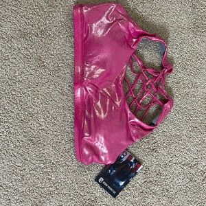 Born Primitive Hot pink metallic vitality bra